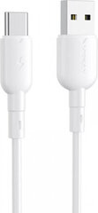 Vipfan USB to USB-C cable Colorful X11, 3A, 1m (white) цена и информация | Кабели и провода | kaup24.ee