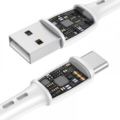 Vipfan USB to USB-C cable Racing X05, 3A, 3m (white) цена и информация | Кабели и провода | kaup24.ee