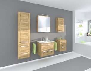 Навесной шкафчик для ванной Vincent 60 см, коричневый цена и информация | Шкафчики для ванной | kaup24.ee
