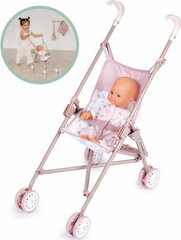 Smoby Baby Nurse Stroller Stroller for Dolls Foldable цена и информация | MUST Металлическая бутылочка с Ярким рисунком (без BPA) (500ml) для мальчиков от 3+ лет Серая с Машинкой | kaup24.ee