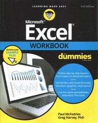 Excel Workbook For Dummies, 2nd Edition 2nd Edition цена и информация | Книги по экономике | kaup24.ee