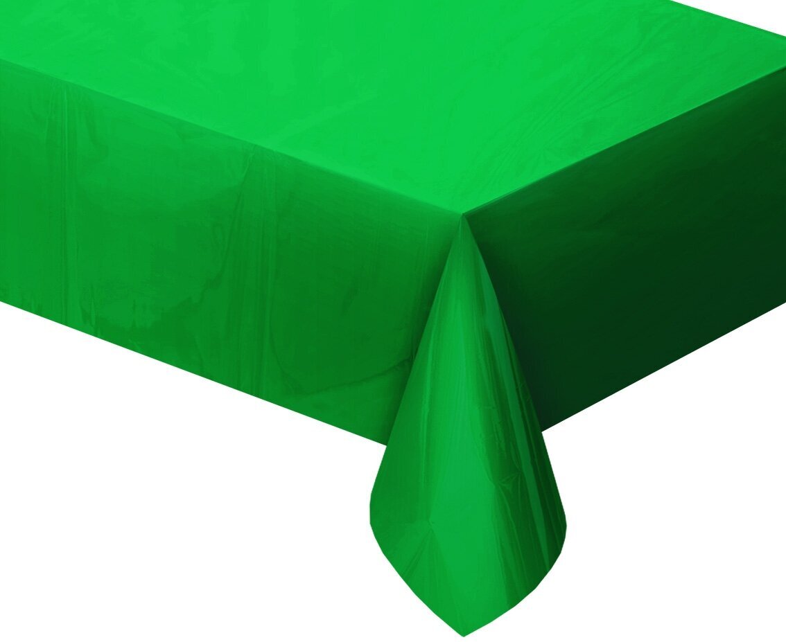 Fooliumist laudlina, 137 x 183 cm, värv: metallic green (SH-OFZI) 1366 hind ja info | Ühekordsed nõud | kaup24.ee