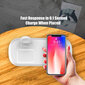 Laadimisdokk TRIO Qi iPhone + Apple Watch + AirPods 3in1 (15W) – Must hind ja info | Mobiiltelefonide laadijad | kaup24.ee