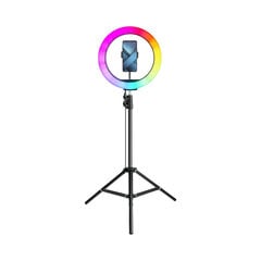 RGB 12″ LED-lamp koos telefonihoidikuga hind ja info | Selfie sticks | kaup24.ee