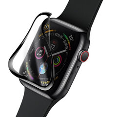 Apple Watch 3D täisekraani pehme kaitsekile – 42mm цена и информация | Аксессуары для смарт-часов и браслетов | kaup24.ee