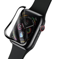 Apple Watch 3D täisekraani pehme kaitsekile – 45mm цена и информация | Аксессуары для смарт-часов и браслетов | kaup24.ee