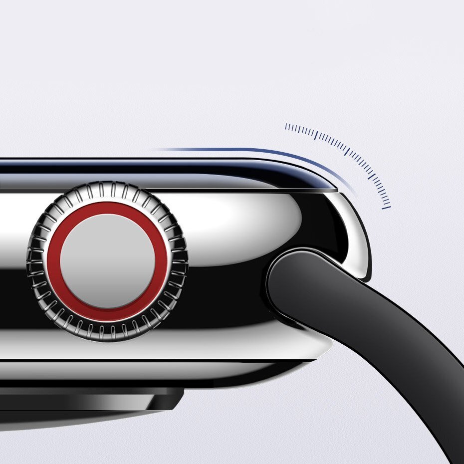 Apple Watch 3D täisekraani pehme kaitsekile – 45mm hind ja info | Nutikellade ja nutivõrude tarvikud | kaup24.ee