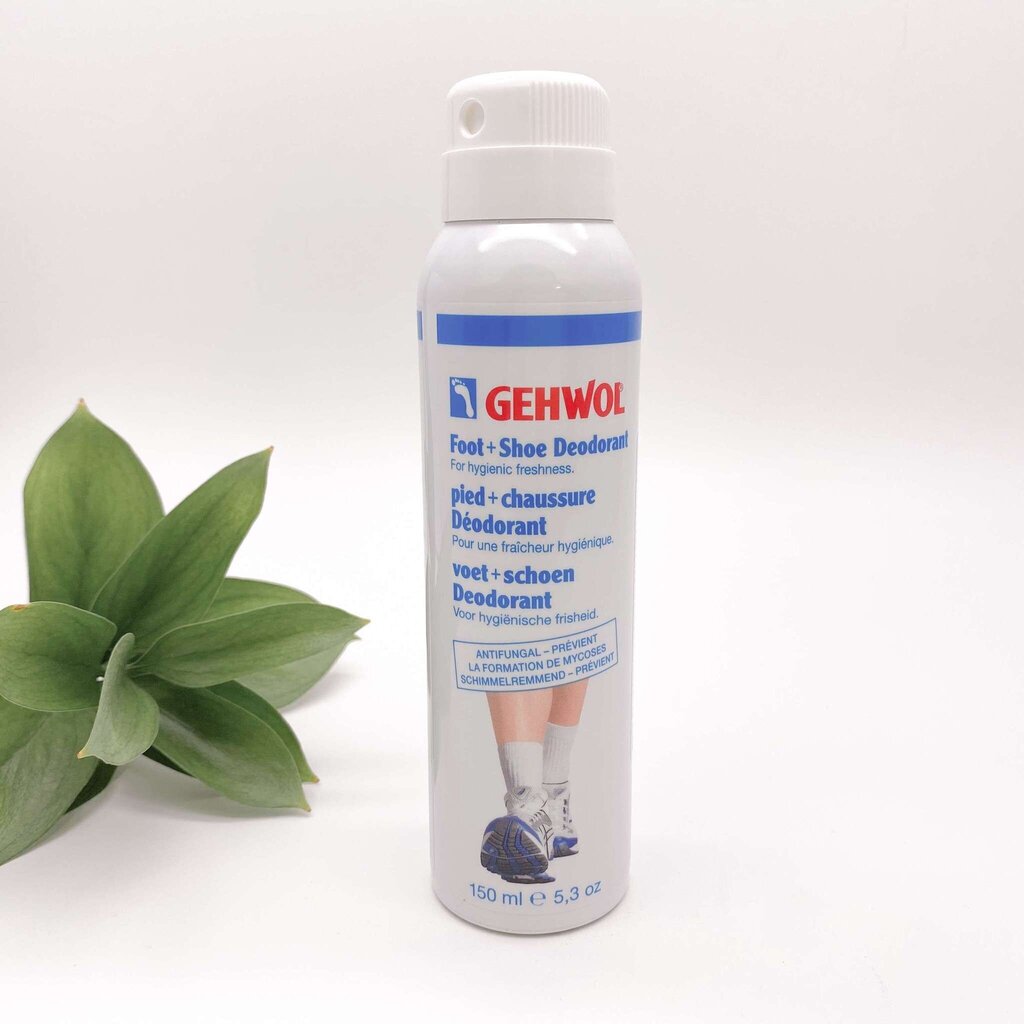 Pihustatav deodorant jalgadele ja jalatsitele Gehwol Foot & Shoe 150ml цена и информация | Deodorandid | kaup24.ee