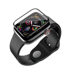 Apple Watch 3D täisekraani HD kaitseklaas – 45mm цена и информация | Аксессуары для смарт-часов и браслетов | kaup24.ee