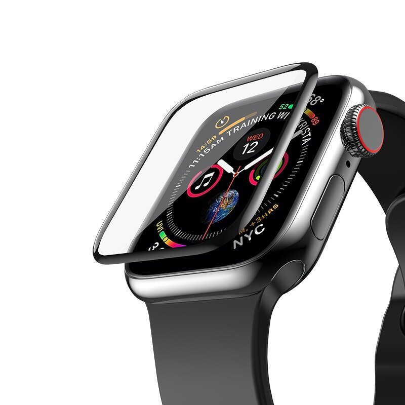 Apple Watch 3D täisekraani HD kaitseklaas – 44mm hind ja info | Nutikellade ja nutivõrude tarvikud | kaup24.ee