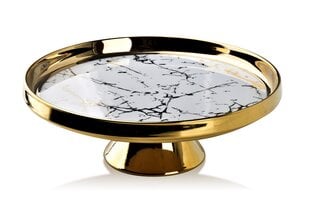 BASIC marmormustriga alus 25xh9cm hind ja info | Lauanõud ja kööginõud | kaup24.ee
