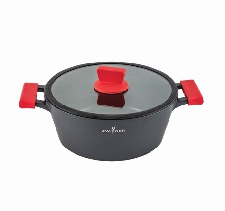 ZWIEGER OBSIDIAN Garnek z pokrywką 24cm 3L indukcja hind ja info | Potid ja kiirkeedupotid | kaup24.ee