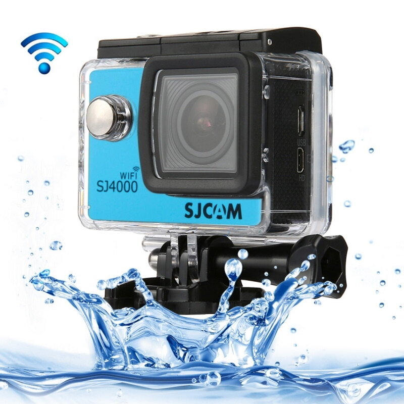 SJCam SJ4000 Wi-Fi veekindel 30 m tegevuskaamera 12MP 170° nurk 1080p HD 2,0" LCD ekraan sinine цена и информация | Seikluskaamerad | kaup24.ee