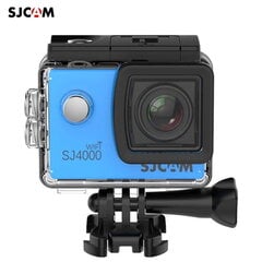 Водостойкая 30м Спорт Камера SJCam SJ4000 Wi-Fi 12MP 170 град, 1080p, HD 30fps 2.0", LCD Экран, голубой цена и информация | Экшн-камеры | kaup24.ee