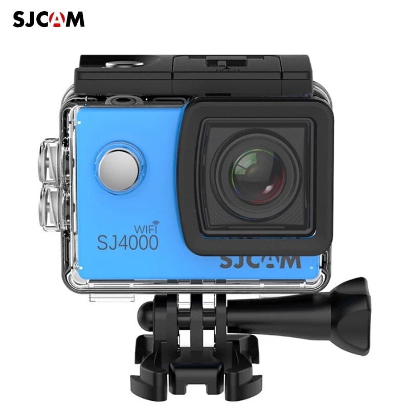 SJCam SJ4000 Wi-Fi veekindel 30 m tegevuskaamera 12MP 170° nurk 1080p HD 2,0" LCD ekraan sinine цена и информация | Seikluskaamerad | kaup24.ee