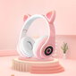 Bemi B39 mürasummutaja Kids Cat Bluetooth juhtmeta peakomplekt FM-raadio / MP3 Mico SD ja telefonikõne roosa цена и информация | Kõrvaklapid | kaup24.ee