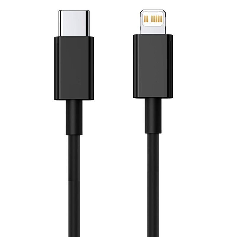 DCO USB-C Lightning and Charging Cable for Apple iPhone 13 Mini Pro Max 1m Black A2249 (MXOK2ZM/A) (OEM) цена и информация | Mobiiltelefonide kaablid | kaup24.ee