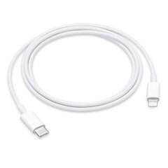 DCO USB-C välk- ja laadimiskaabel Apple iPhone 14 / Pro / Max 1m valge A2249 (MXOK2ZM/A) (OEM) jaoks hind ja info | Mobiiltelefonide kaablid | kaup24.ee