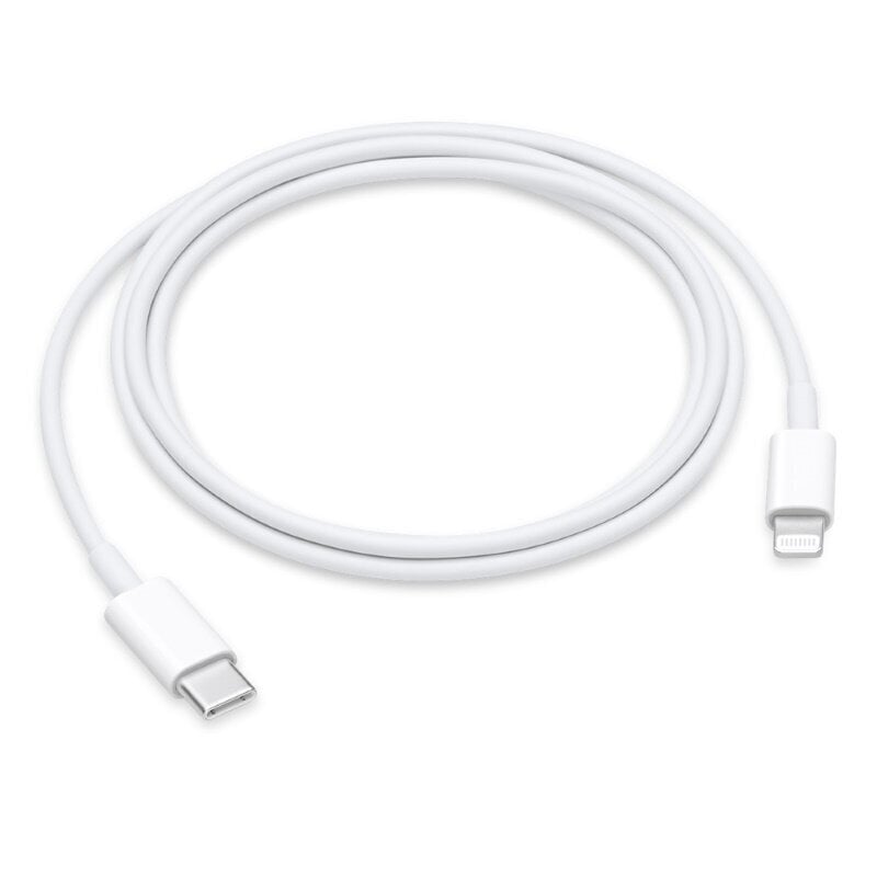 DCO USB-C välk- ja laadimiskaabel Apple iPhone 14 / Pro / Max 1m valge A2249 (MXOK2ZM/A) (OEM) jaoks hind ja info | Mobiiltelefonide kaablid | kaup24.ee