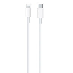 DCO USB-C välk- ja laadimiskaabel Apple iPhone 14 / Pro / Max 1m valge A2249 (MXOK2ZM/A) (OEM) jaoks hind ja info | Mobiiltelefonide kaablid | kaup24.ee