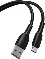 Vipfan USB to USB-C cable Racing X05, 3A, 1m (black) hind ja info | Kaablid ja juhtmed | kaup24.ee