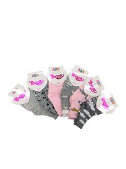 Носки для девочек с ABS be Snazzy SK-02, пестрые цена и информация | Носки, колготки для девочек | kaup24.ee