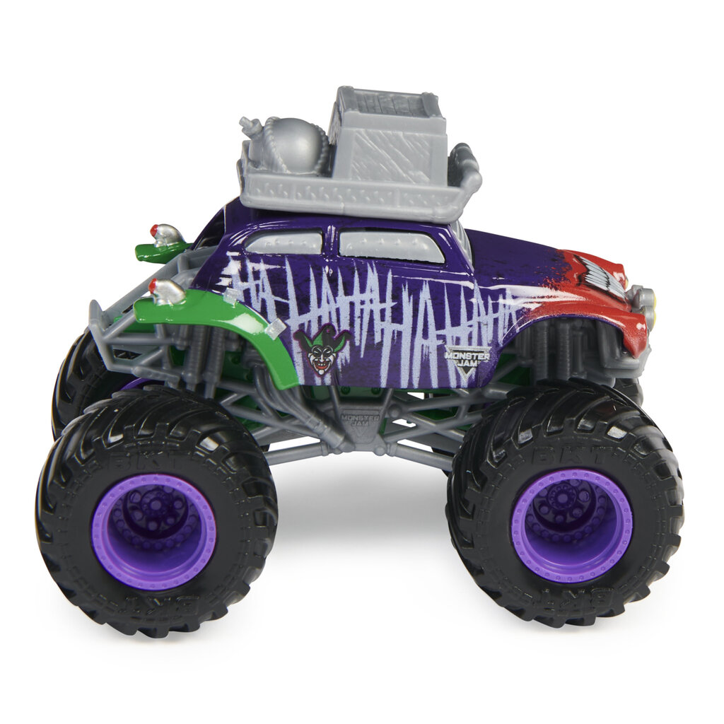 Maastur Monster Jam Joker Heroes & Villains 1:64 цена и информация | Poiste mänguasjad | kaup24.ee