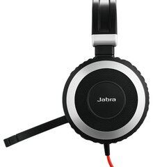 Jabra Evolve 80 UC Duo USB Black hind ja info | Kõrvaklapid | kaup24.ee