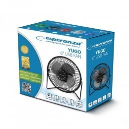 Ventilaator ESPERANZA EA149K YUGO, must цена и информация | Arvuti ventilaatorid | kaup24.ee