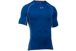 Spordisärk meestele Under Armour Heatgear Armour SS 1257468-400, tumesinine цена и информация | Мужская спортивная одежда | kaup24.ee