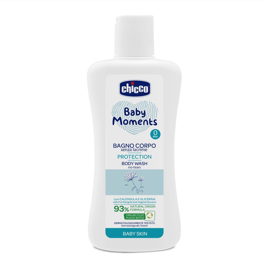 Pesuvahend Chicco Baby Moments Protection, 200 ml hind ja info | Vannitooted | kaup24.ee