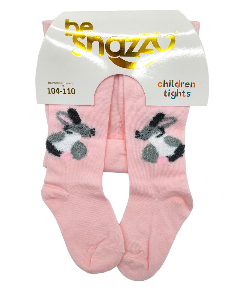 Laste sukkpüksid pehmete pildikestega be Snazzy RA-34, jänes hind ja info | Tüdrukute sukkpüksid ja sokid | kaup24.ee