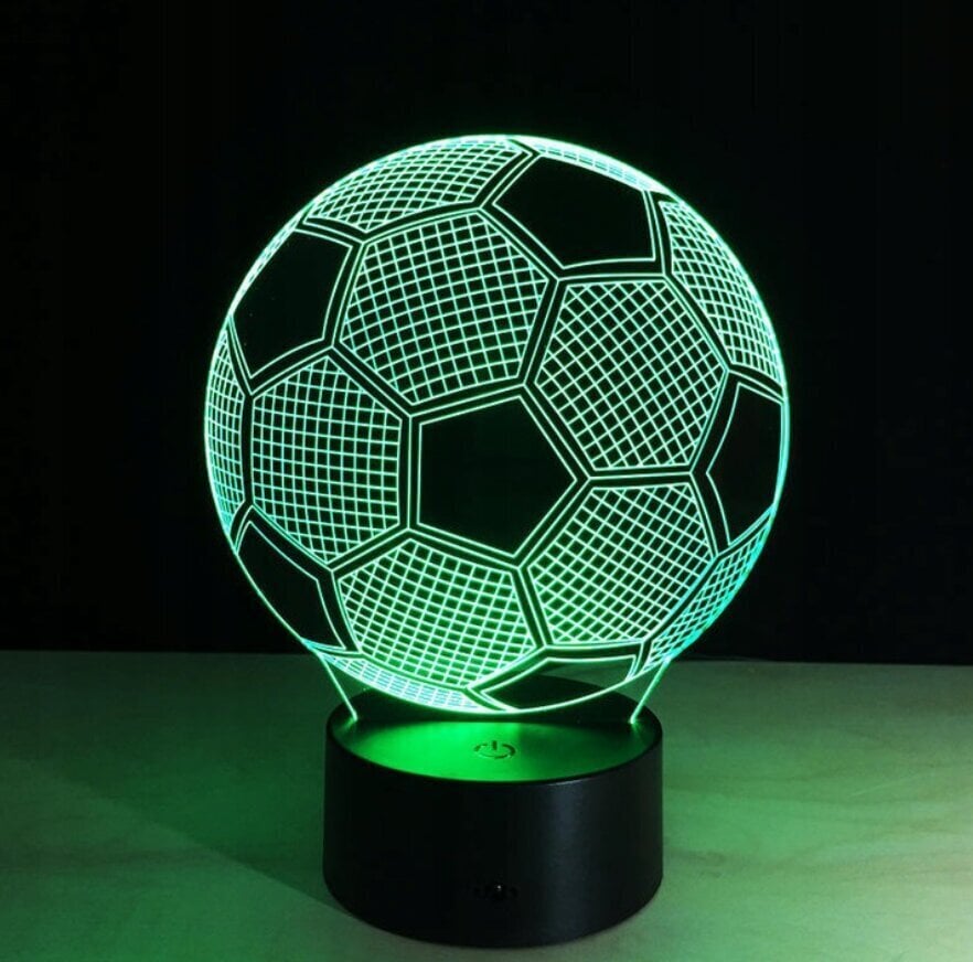 Öövalgus LED RGB lamp Jalgpall hind ja info | Laualambid | kaup24.ee