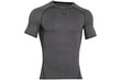 Meeste spordisärk Under Armour Heatgear Armour SS 1257468-090, tumehall hind ja info | Meeste spordiriided | kaup24.ee