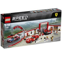 Конструктор 75889 Lego® Speed ​​Champions Самый впечатляющий гараж Ferrari цена и информация | Конструкторы и кубики | kaup24.ee