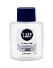 <p>Лосьон после бритья Nivea Men Silver Protect для мужчин, 100 мл</p>
 цена и информация | Средства для бритья | kaup24.ee