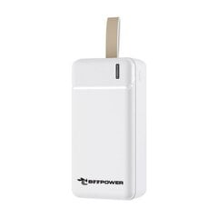 Akupank BeePower BP-30 30000mAh Mega Power Bank laadija 2x USB 2.1A Max väljund / USB-C mikrosisend valge цена и информация | Зарядные устройства Power bank | kaup24.ee