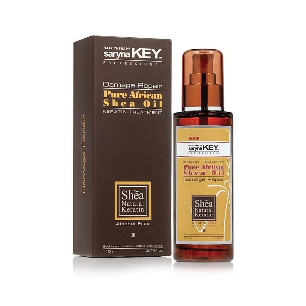 Taastav juukseõli sheavõiga Saryna Key Pure African Shea 110 ml цена и информация | Maskid, õlid, seerumid | kaup24.ee