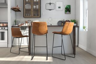 Стул Dorel Home Bowden, коричневый цвет цена и информация | Стулья для кухни и столовой | kaup24.ee
