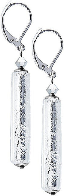 Lampglas Lampglas EPR3 pärliga kuninganna kristallist kõrvarõngad puhta hõbedaga hind ja info | Kõrvarõngad | kaup24.ee