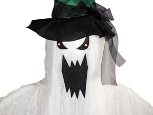 Праздничная декорация EUROPALMS Halloween Ghost, подвесная, анимированная, 183 см цена и информация | Праздничные декорации | kaup24.ee