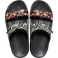 Naiste sussid Crocs™ Classic Animal Remix Sandal 181624, must hind ja info | Naiste plätud ja sussid | kaup24.ee