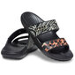 Naiste sussid Crocs™ Classic Animal Remix Sandal 181624, must hind ja info | Naiste plätud ja sussid | kaup24.ee