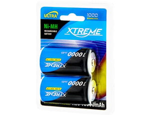 Aku R20 Ni-MH 10000mAh XTREME hind ja info | Akud, patareid fotoaparaatidele | kaup24.ee