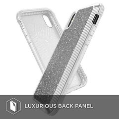 X-Doria Defense Lux - Etui aluminiowe iPhone Xs Max (Drop test 3m) (White Glitter) (White) hind ja info | Telefoni kaaned, ümbrised | kaup24.ee