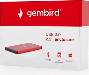 Gembird USB 3.0 2.5 korpus hind ja info | Väliste kõvaketaste ümbrised | kaup24.ee