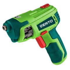 Verto 50G139 Cordless screwdriver with revoler-style cartridge 3.6V цена и информация | Шуруповерты, дрели | kaup24.ee