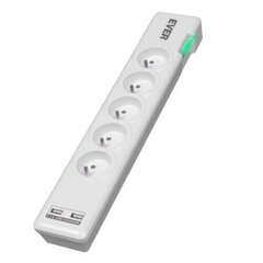 EVER Защитная планка ELITE USB T / LZ11-ELI015 / 0000 цена и информация | Удлинители | kaup24.ee