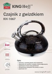 чайник со свистком gold line 3,0 л цена и информация | Чайники, кофейники | kaup24.ee