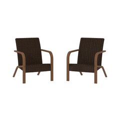 Комплект уличных стульев Dorel Home, коричневый цвет цена и информация | Садовые стулья, кресла, пуфы | kaup24.ee